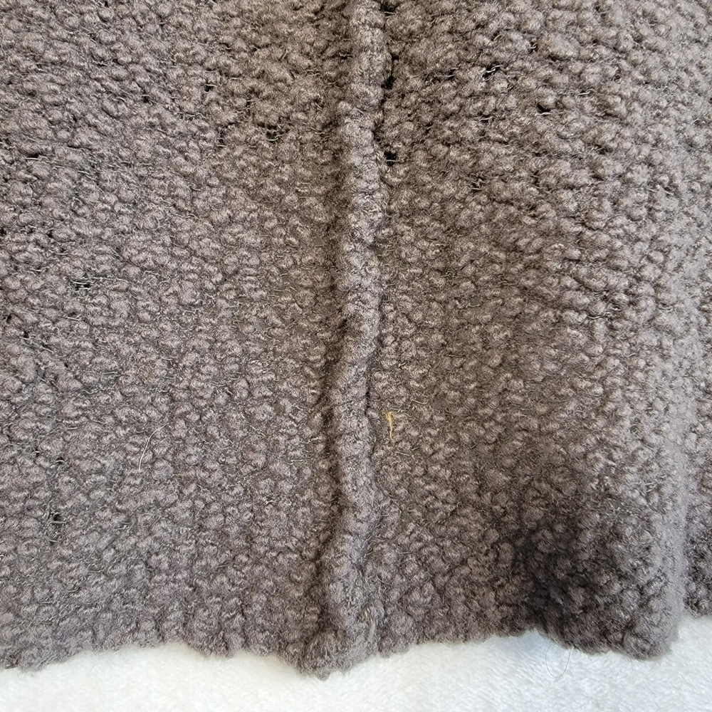 James Perse Wool Shawl Collar Open Cardigan Sweater in Gray, Size 0 (XS) - Picture 9 of 14